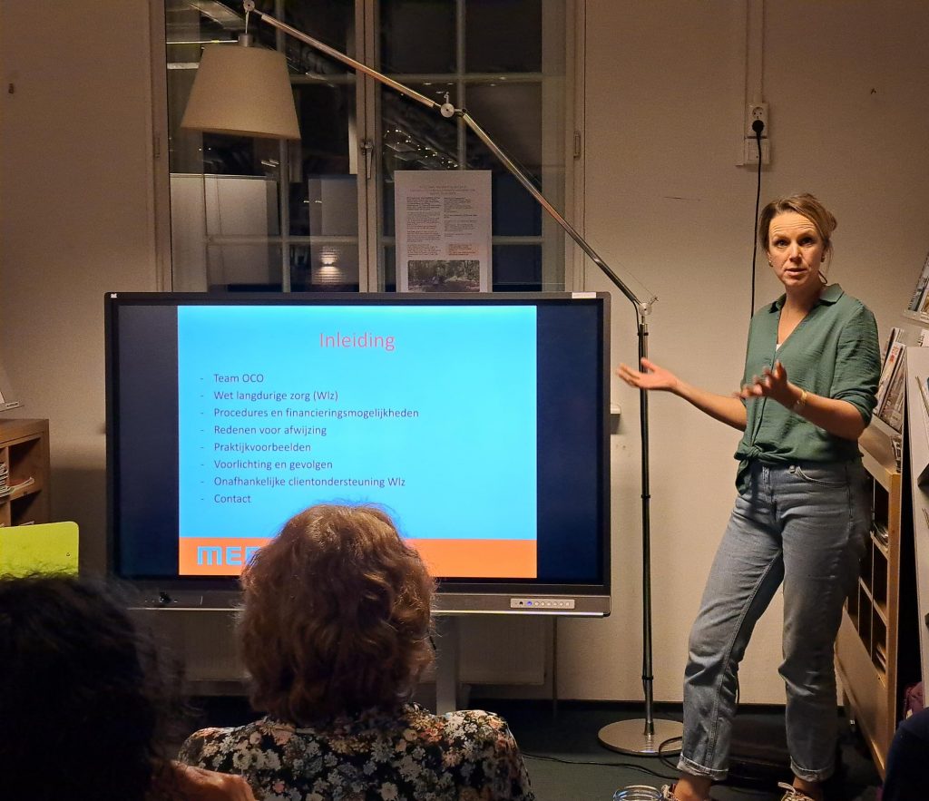 Jessie Binnendijk vertelt wat de Wet Langdurige Zorg voor een mantelzorger kan betekenen.